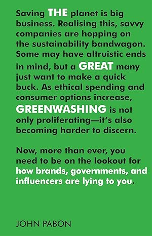 The Great Greenwashing