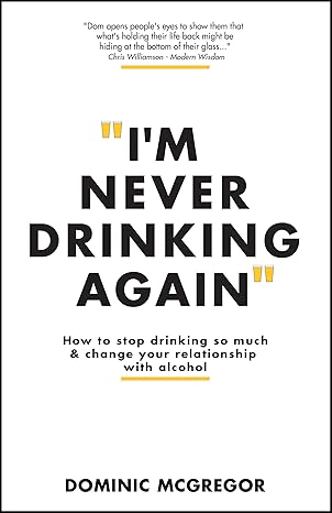 I'm Never Drinking Again: How to Stop Drinking So Much and Change Your Relationship with Alcohol