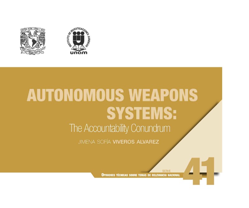 Autonomous Weapons Systems: The Accountability Conundrum
