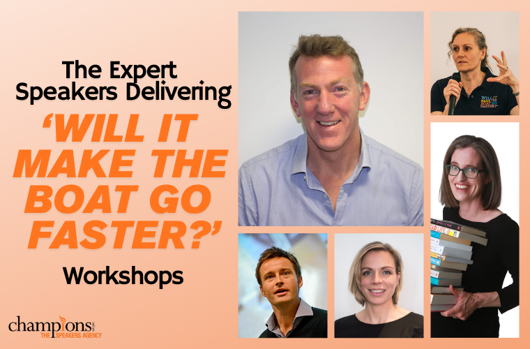 Expert Keynote Speakers Delivering 'Will It Make the Boat Go Faster?' Workshops