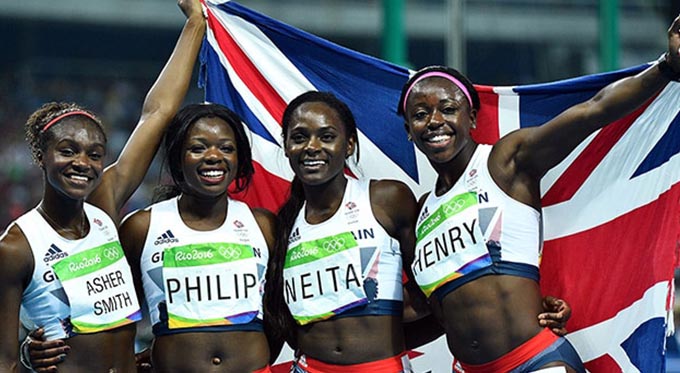 GB & NI Women’s 4 x 100m Relay Team