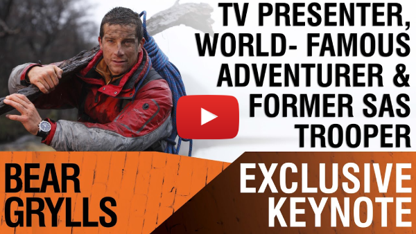 Bear Grylls Official Growth Mindset Speaker
