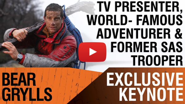 Bear Grylls Official speaker on agile leadership