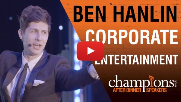 Ben Hanlin Official Magician for Christmas Parties