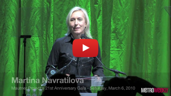 Martina Navratilova Official Speaker for Pride Month