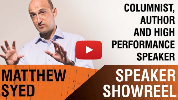 Matthew Syed Official Speaker on Growth Mindset
