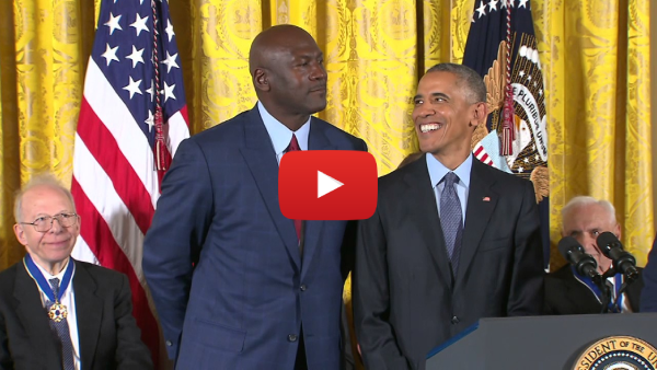 Michael Jordan & Barack Obama Presented with The Presidential Medal of Freedom