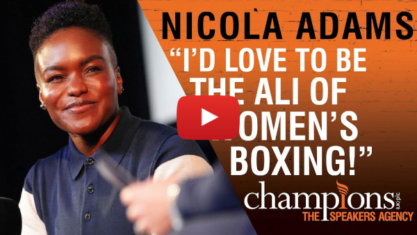 Nicola Adams Official LGBT+ Speaker for Pride Month