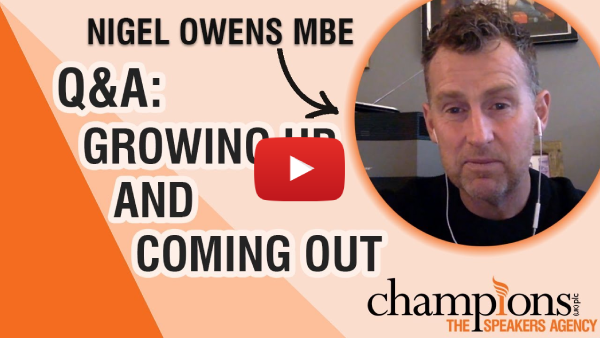 Nigel Owens Official LGBT+ Speaker for Pride Month