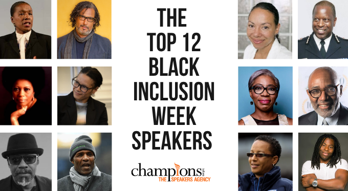 An image of The Official Top 12 Black Inclusion Week Speakers to hire via Champions Speakers