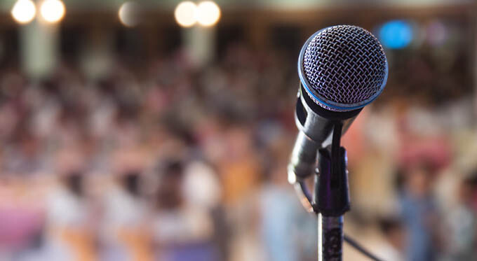After Dinner Speaker Microphone