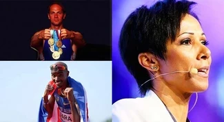 Steve Redgrave, Mo Farah, Kelly Holmes