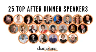 An image of 25 of the Top After Dinner Speakers for Your Next Corporate Event