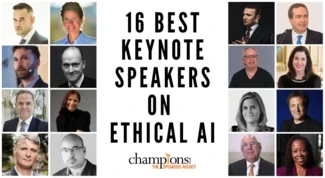 An image of The Best 16 Keynote Speakers on Ethical AI to Hire via Champions Speakers