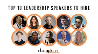 An image of the Top 10 Leadership Speakers to Hire via Champions Speakers