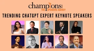 Image of the Trending ChatGPT Expert Keynote Speakers for Hire via Champions Speakers