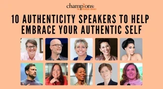 An image of the 10 Top Authenticity Keynote Speakers in the UK to Help Embrace Your Authentic Self to hire via Champions Speakers
