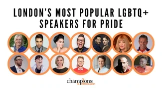 An image of London’s Most Popular LGBTQ+ Speakers for Pride to hire via Champions Speakers