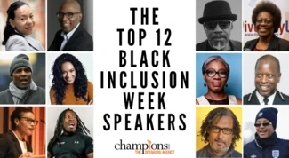 An image of The Official Top 12 Black Inclusion Week Speakers to hire via Champions Speakers