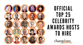 Image of The Official Top 25 Celebrity Awards Hosts to Hire via Champions Speakers