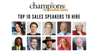 An image of The Top 10 Sales Speakers to Hire via Champions Speakers