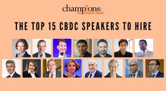 An image of the Top 15 CBDC Speakers to Hire via Champions Speakers