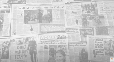 Claire Lomas Official Newspaper Articles
